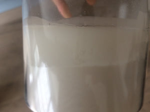 Wet spots on my candle