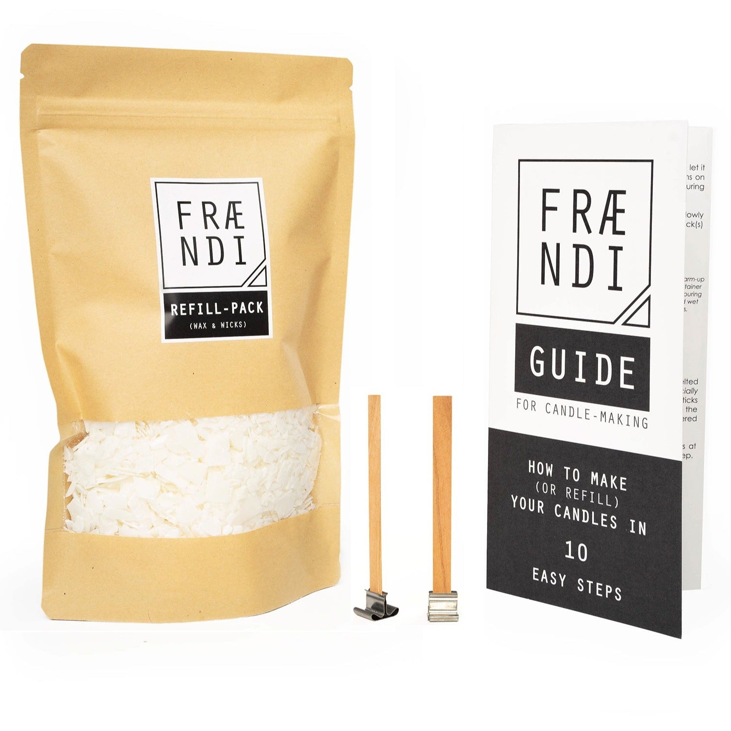 Candle Refill Pack : recycle your candle forever – FRÆNDI