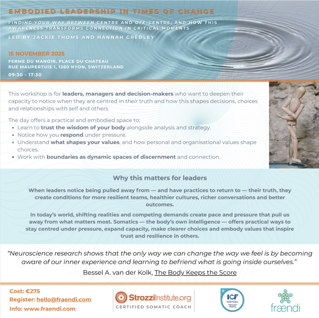 Embodied Leadership in times of Change